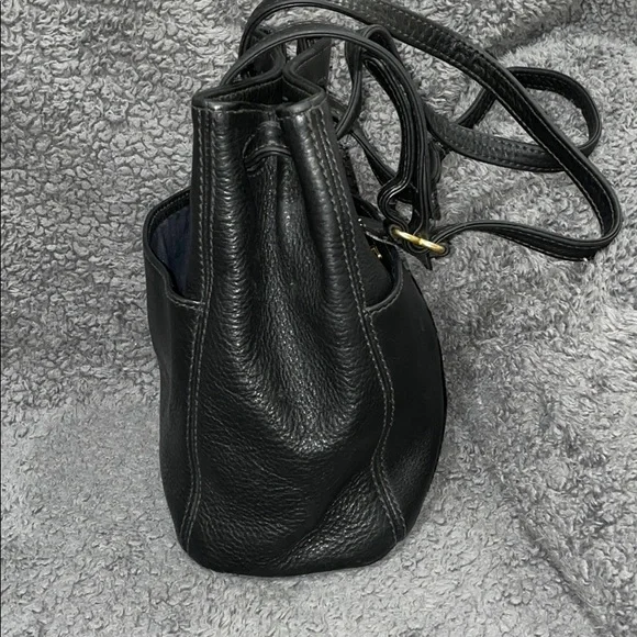 Coach Large Black Leather Bucket Bag model 4923 - Picture 6 of 12